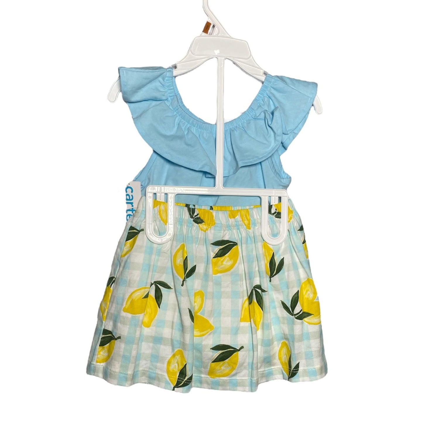 Conjunto de Niña Azul con Shorts de Limones