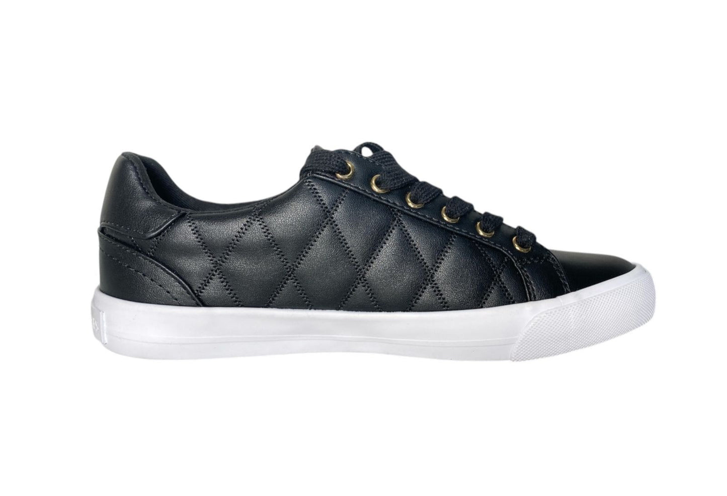 Tenis GBC Negros con Detalles Dorados TALLA 7 USA